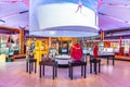 OSLO, NORWAY, APRIL 15, 2019: Interior of the norwegian ski museum at Holmenkollen in Oslo