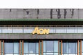 AON Insurance and prrofessional services company sign