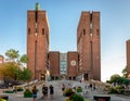 North side of the Oslo City Hall, Norway