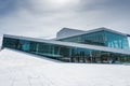 The Oslo Opera House, modern theater similar to an iceberg