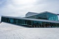 The Oslo Opera House, modern theater similar to an iceberg