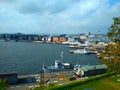 Oslo Norway, beautiful view of the sea and the port 1 Royalty Free Stock Photo