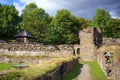 HovedÃÂ¸ya is one of a number of small islands off the coast of Oslo, Norway. The ruins of the monastery.