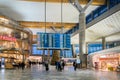 Oslo Gardermoen International Airport departure terminal architecture. Royalty Free Stock Photo