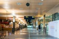 Oslo Gardermoen International Airport departure terminal architecture. Royalty Free Stock Photo