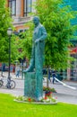 OSLO, NORWAY - 8 JULY, 2015: Statue Carl Joachim