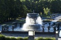 Sculptures in Vigeland Park, Oslo, Norway Royalty Free Stock Photo