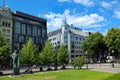 Statue of Carl Joachim Hambro in Oslo, Norway Royalty Free Stock Photo