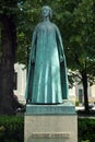 Statue of Johanne Dybwad in Oslo, Norway