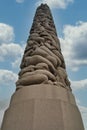 The Monolith sculpture at Frogner Park by Gustav Vigeland, Oslo, Norway Royalty Free Stock Photo