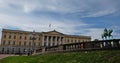 The Royal Palace of Oslo, Norway. Royalty Free Stock Photo