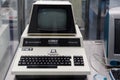 Vintage computer, Commodore PET 3032 computer at the Museum of Technology in Oslo. Antique office computer