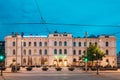 Oslo, Norway. Night View Of Comfort Hotel Grand Central Near Oslo Central Station Railway Station. Royalty Free Stock Photo