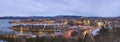 Oslo Norway panorama Royalty Free Stock Photo