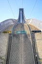 Oslo, Norway - Panoramic view of Holmenkollen ski jumping hill - Holmenkollbakken - an Olympic size ski jump facility after 2010