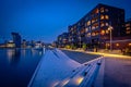 Oslo, Norway - Residential apartments and Lambda art museum building Royalty Free Stock Photo
