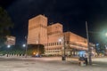 Oslo city town hall building in the city center at night Royalty Free Stock Photo