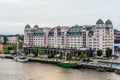 Oslo Norway View from the Opera House of the city Royalty Free Stock Photo