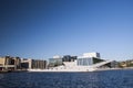 The Oslo Opera House with sky Royalty Free Stock Photo
