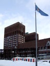 Oslo Radhuset in winter