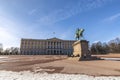 Oslo Royal Palace Norway Royalty Free Stock Photo