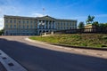Oslo Royal Palace the official residence of the King of Norway Royalty Free Stock Photo