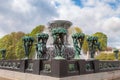 OSLO Sculptures at the Vigeland Park, Norway Royalty Free Stock Photo