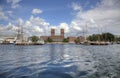 Oslo from the sea (HDR) Royalty Free Stock Photo