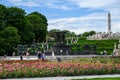Oslo, Vigeland Sculpture Park - Frogner Park, sculptures by artist Gustav Vigeland, garden and sculp