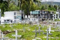 Oslob, Philippines, circa February 2023 - Local cemetery