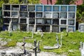 Oslob, Philippines, circa February 2023 - Local cemetery