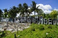 Oslob, Philippines, circa February 2023 - Local cemetery