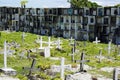 Oslob, Philippines, circa February 2023 - Local cemetery