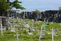 Oslob, Philippines, circa February 2023 - Local cemetery