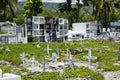 Oslob, Philippines, circa February 2023 - Local cemetery