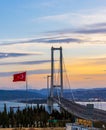 Osman Gazi Bridge in Izmit, Kocaeli, Turkey