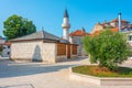 Osman Pasina mosque in Trebinje, Bosnia and Herzegovina Royalty Free Stock Photo