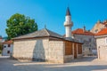 Osman Pasina mosque in Trebinje, Bosnia and Herzegovina Royalty Free Stock Photo