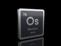 Osmium Os, element symbol from periodic table series