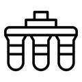 Osmosis plant icon outline vector. Water filter