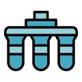 Osmosis plant icon vector flat