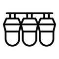 Osmosis purifier icon outline vector. Plant equipment