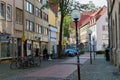 Osnabruck, Germany, July 5, 2021. Street in the Osnabruck, the third largest city in the state of Lower Saxony