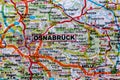 Osnabruck, Germany, on a road m Royalty Free Stock Photo