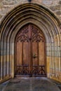 OsnabrÃÂ¼ck, Lower Saxony, Germany, June 5, 2021. St. Marien church on the Market square in the historical center of OsnabrÃÂ¼ck Royalty Free Stock Photo