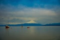 Osorno volcano and Llanquihue Lake, Parque Nacional Vicente P rez Rosales, Lake District, Puerto Varas, Chile Royalty Free Stock Photo