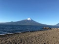 Osorno Volcano in Region de Los Lagos Chile Royalty Free Stock Photo