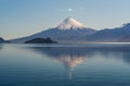 Osorno Volcano, All Saints Lake, Chile Royalty Free Stock Photo