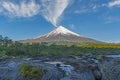 Osorno Volcano Sunrise, Chile Royalty Free Stock Photo