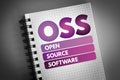 OSS - Open source software acronym
